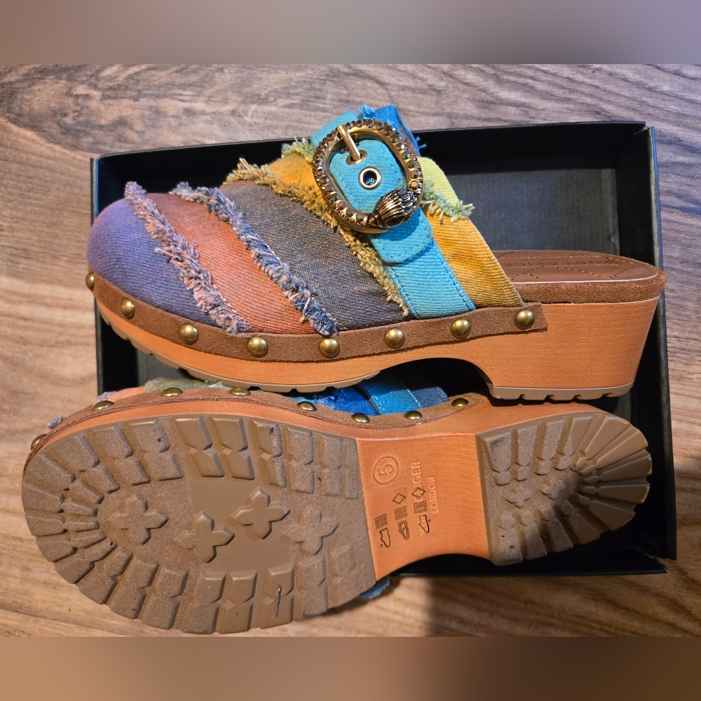 Kurt Geiger Multicolor Platform Mules